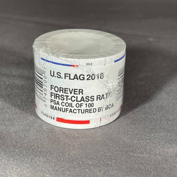 12 Rolls of Forever Flag Stamps (12x100= 1200 stamps) Brand New Sealed - Picture 6 of 7